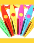 6 sztuk nożyczki Laciness Metal i z tworzywa sztucznego DIY Scrapbooking zdjęcie kolory nożyczki pamiętnik papieru dekoracji kor