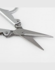 Nożyczki biurowe przenośne nożyczki składane Mini składane podróży nożyczki Handmade papier srebrne nożyczki ze stali