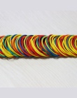 100 sztuk/paczka kolorowy natura opaski gumowe 38mm szkoła biurowe domu guma pasmo modny biurowe pakiet posiadacze