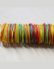 100 sztuk/paczka kolorowy natura opaski gumowe 38mm szkoła biurowe domu guma pasmo modny biurowe pakiet posiadacze