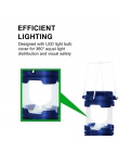 EZK20 Dropshipping LED kemping latarnia światła tylne składane słoneczne oświetlenie namiotu sprzęt na zewnątrz piesze wycieczki