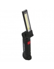 1 * COB lampa LED USB akumulator wbudowany w akumulatorowa lampka LED z magnesem przenośna latarka na zewnątrz Camping pracy lat