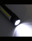 Przenośny minilampka inspekcja pracy światło COB LED wielofunkcyjna konserwacja latarka latarka ręczna lampa z magnesem AAA