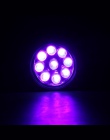 9 LED latarka UV światła 395nm ultrafioletowe światło Blacklight UV latarka bateria AAA do Marker kontroler wykrywania
