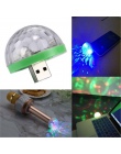 USB Mini Disco światła, przenośny domowy oświetlenie na imprezę, DC 5 V USB zasilany energią słoneczną doprowadziły etap Party B