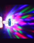 Mini USB Disco światła LED oświetlenie imprezowe przenośny kryształ magiczna kula kolorowe efekt lampa sceniczna dla domu Karaok
