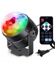 WASEDA DJ kula dyskotekowa Lumiere 3 W aktywowany dźwiękiem projektor laserowy RGB efekt oświetlenia scenicznego lampa światła m