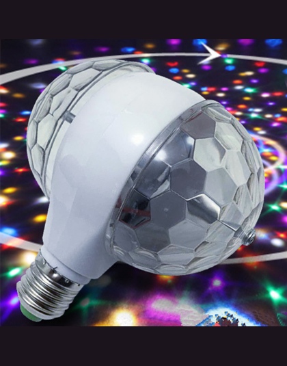 YIYANG LED 6 W obrotowe światła żarówki z podwójną głowicą magia etap lampa Disco obrotowy dwugłowy RGB światła sceniczne luces 