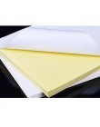 50 arkuszy A4 laserowej drukarki atramentowej kopiarki rzemiosła papieru, białej przylepna etykieta matowa powierzchnia arkusz p