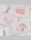 Karty kochanka sen rzeczy pocztówka zakładek „ hotele ”oraz „ wynajem samochodów” na górze list papierowa kartka z życzeniami 1 