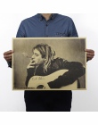 Cobain Frontman nirvany palenia papier pakowy vintage film plakat Home Decoration Art czasopisma Retro plakaty i reprodukcje
