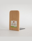 Brand new antypoślizgowa Bookends książka kończy półka uchwyt natura drewno stojak na książki