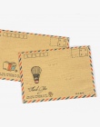 16 sztuk/partia w stylu Vintage duża koperta pocztówka list papiernicze papieru Airmail Retro szkoła artykuły biurowe na prezent