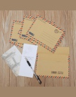 Coloffice 8 sztuk/partia duży pocztówka list papier biurowy koperta z papieru pakowego w stylu Vintage portfel koperta dla Stude