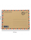 Coloffice 8 sztuk/partia duży pocztówka list papier biurowy koperta z papieru pakowego w stylu Vintage portfel koperta dla Stude