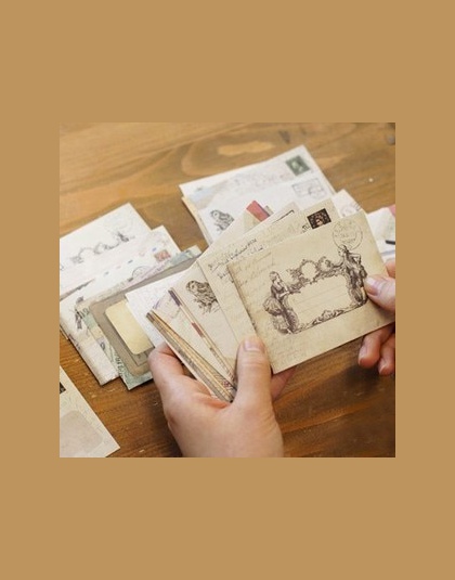 60 sztuk/zestaw Vintage małe Mini papier pakowy okno koperty zaproszenie na ślub koperta prezent koperta Ancien 73*95mm