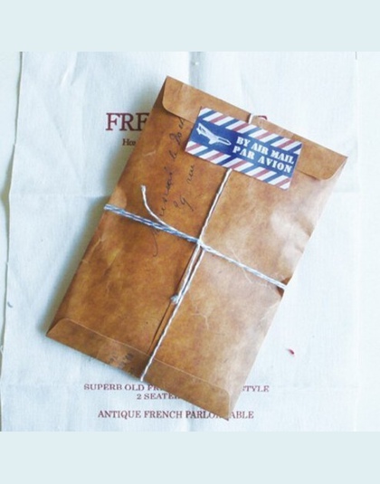 10 sztuk/partia vintage kraft wosk koperty ślubne invatate koperta pocztówka pokrywa sobres papel biurowe zakka prezent