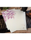 8 sztuk/partia chiński styl papier do pisania kwiat papier do pisania list dla dzieci prezent szkolne studenci artykuły papierni
