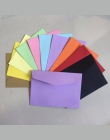 50 sztuk/partia cukierki/papier pakowy 10 kolor puste koperty 108x82mm karty bankowej koperty kartki z życzeniami Mini koperty k