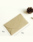Nowy 10 sztuk/partia w stylu Vintage romantyczny Mini koperta papierowa DIY prezent