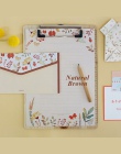 1 zestaw = (4 arkusz papieru listowego + 2 sztuk koperty) drobny kwiat zwierząt list pad zestaw/zestaw papier do pisania biuro i