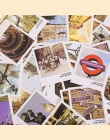40 sztuk/partia retro lomo europy vista mini kartkę z życzeniami pocztówka urodziny list koperta prezent zestaw kart karty wiado