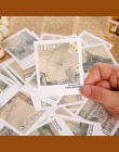 40 sztuk/pudło retro europa krajobraz mini kartkę z życzeniami pocztówka urodziny list koperta prezent zestaw kart karty wiadomo