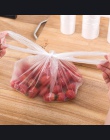 100 sztuk przezroczysty folii z tworzywa sztucznego do przechowywania świeżego torby z rączką z próżniowe żywności Saver torba 3