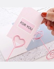 Biurko notatki Folder jednorożec kształt serca klipy ślub sprzyja miejsce posiadacz karty tabeli zdjęcie Memo numer nazwa klipy 