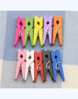 10 sztuk losowe Mini kolorowe sprężynowe klipsy drewniane ubrania zdjęcie papieru Peg Pin Clothespin Craft klipy strona dekoracj