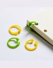 1 pudełko śliczne Kawaii koreański łatwy pierścień księga książki luźny segregator pierścień brelok breloczek papiernicze akceso