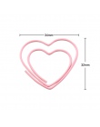 TUTU nowy śliczne różowe serce miłość projekt biuro szkolne spinacze do papieru biurowe, cukierki uczeń zakładki, 20 sztuk/pudło