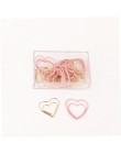 TUTU nowy śliczne różowe serce miłość projekt biuro szkolne spinacze do papieru biurowe, cukierki uczeń zakładki, 20 sztuk/pudło