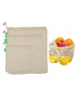 Wielokrotnego użytku do produkcji torba do przechowywania przyjazne dla środowiska bawełniane worki siatkowe owoce warzywa ecolo