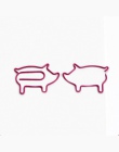 10 sztuk/partia Cute Cartoon świnia zwierząt różowy zakładek „ hotele ”oraz „ wynajem samochodów” na górze spinacz do papieru Ho
