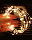 1/2/5/10 M drut miedziany LED String Lights oświetlenie wakacje Fairy światła boże narodzenie Garland na nowy rok ślub strona de