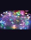 Feimefeiyou 50 100 LED Starry String String światła bajki mikro LED przezroczysty drut miedziany do Party boże narodzenie ślub 5