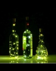 2 M 20 diod LED Mini LED String wakacje światła korek do butelek szkło Craft do wewnątrz na zewnątrz ślub bożenarodzeniowe lampk