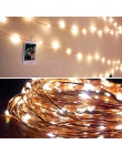 2 M/5 M/10 M Photo klipsem USB LED String Lights Fairy światła na zewnątrz na baterie Garland boże narodzenie dekoracje Party śl