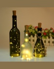 2 M LED Garland drut miedziany Corker String Fairy światła do szklanej butelki nowy rok/boże narodzenie/walentynki dekoracje ślu