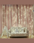 2/3/6 M kurtyny LED String Light Fairy sople LED boże narodzenie Garland ślub Party Patio okno na zewnątrz ciąg dekoracja świetl