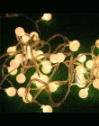 ECLH 5 M 40 LED RGB garland String Fairy ball światła na ślub dekoracja świąteczna lampa festiwal oświetlenie zewnętrzne 220 V
