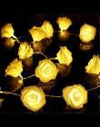 1 M/2 M/3 M/4 M/5 M/10 M Rose Flower LED ciąg światła na baterie boże narodzenie świąteczna światełka na walentynki dekoracje śl