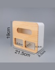 RSCHEF strona główna kuchnia drewniane plastikowe pudełko na chusteczki z litego drewna serwetnik przypadku proste stylowe