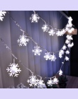 10 M 100 diody Led 220 V boże narodzenie drzewo płatki śniegu Led String Fairy światła Xmas Party domu ogród ślub Garland dekora