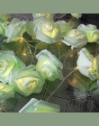 Zasilany z baterii różowa róża LED światła ciąg, dekoracje ślubne urodziny kostium boże narodzenie natal garland Guirlande Lumin