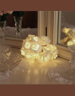 Zasilany z baterii różowa róża LED światła ciąg, dekoracje ślubne urodziny kostium boże narodzenie natal garland Guirlande Lumin