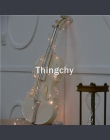Bateria/USB obsługiwane perła lampki led na drucie miedzianym Pearlized Fairy Lights na ślub strona główna dekoracje na boże nar