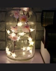 Drut miedziany LED gwiazda światełka do powieszenia na zasłonę lampa wróżka oświetlenie na zewnątrz ślub boże narodzenie dekorac