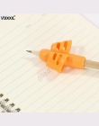 3 sztuk dzieci pisanie ołówek Pan uchwyt dla dzieci nauka praktyka długopis silikonowy pomoc Grip postawy urządzenie do korekty 